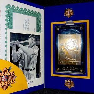 ⚾️Golden Legends Babe Ruth Plaque